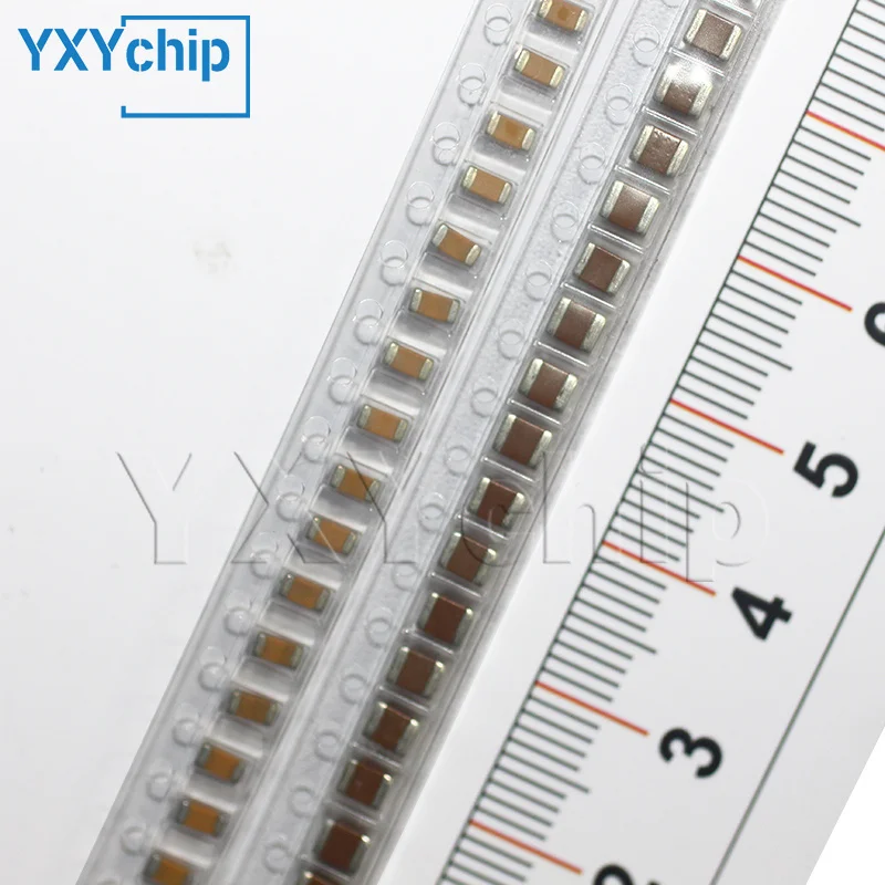 50PCS 1206 1210 1NF10NF100NF 2.2NF22NF220NF 4.7NF47NF470NF 50V100V250V1000V2000V3000V 10% SMD Chip Multilayer Ceramic Capacitor