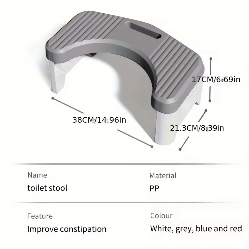Adjustable Squat Toilet Stool with Ergonomic Design for Adults, Kids, and Pregnant Women image 4
