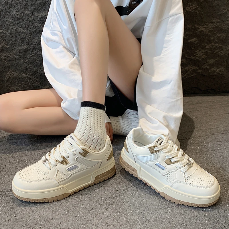 Ladies Sneakers Basketball Woman 2024 Designer Women Casual Sports Trainers Comfort Flat Platform Running Shoes Tenis De Mujer