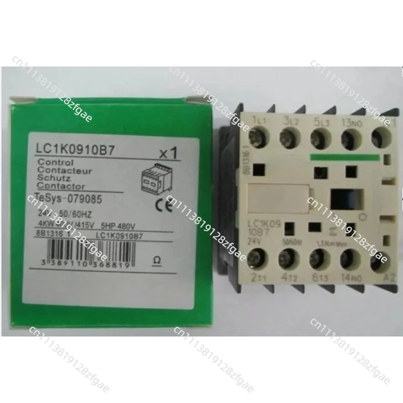 Brand new LC1K0910B7 LC7K0910B7 contactor -3P - AC-3=440 V 9 A -1 normally open auxiliary -24 V AC coil