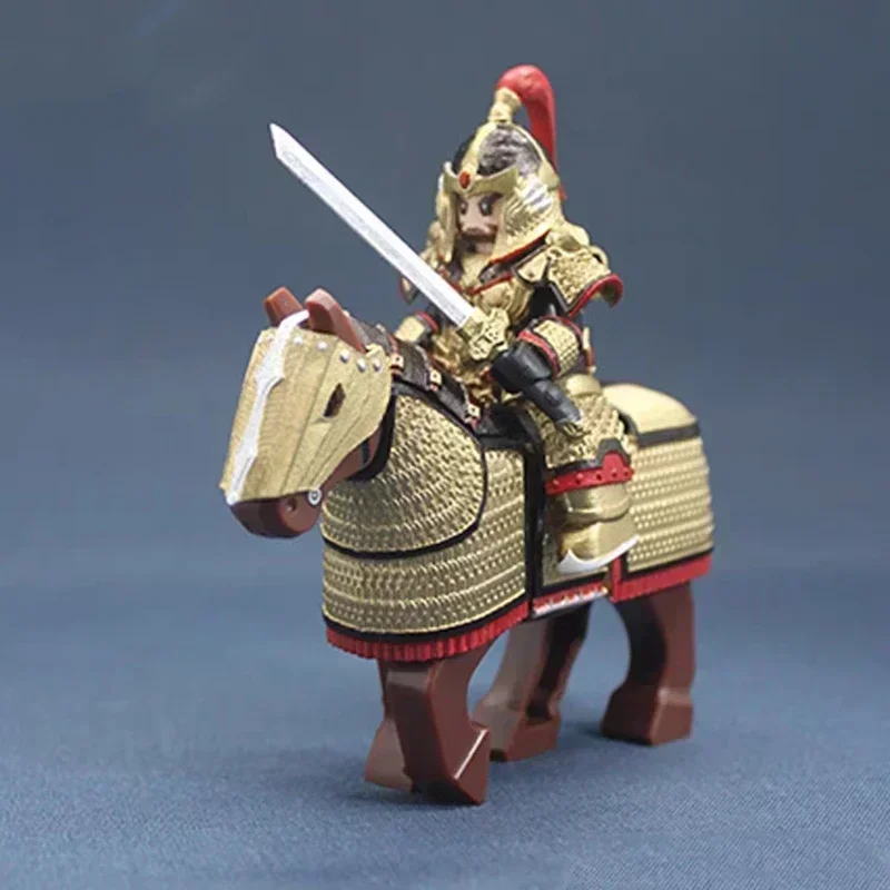 Ancient Chinese Style General Cavalry Infantry Props Weapons Set For Mini Dolls Figures Building Blocks Brick Toy Christmas Gift