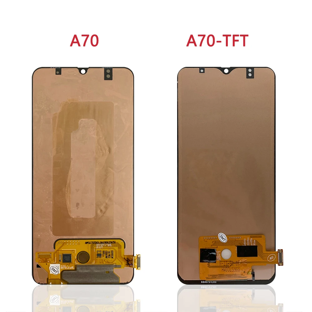 Pantalla LCD probada A70 para Samsung A705F A705GM A705W A705X A705U, montaje de digitalizador con pantalla táctil de repuesto