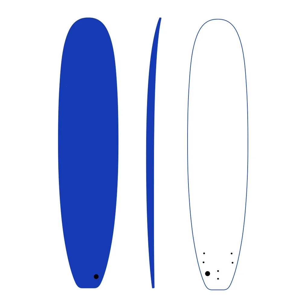 

9'0 High Density EPS Foam Soft Top Surfboard Durable Waterproof Heat Laminating For Beginners Includes Bag