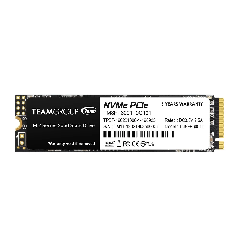 Teamgroup Mp33 Ssd 512Gb 1Tb Nand Nvme 1.3 Pcie Gen 3X4 M.2 2280 Interne Solid State Drive Met Laptop Desktop