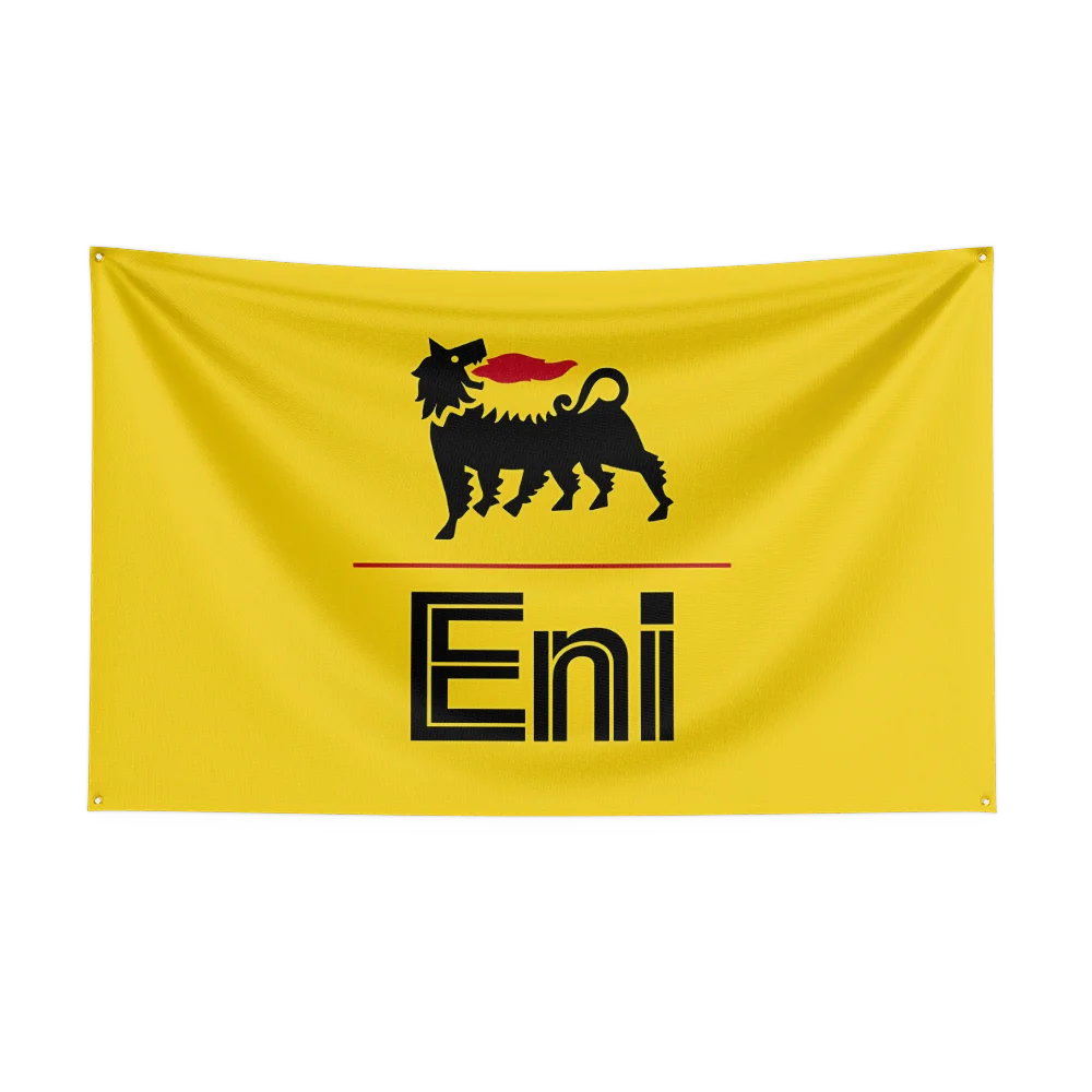 3x5 قدم E-ENIs موتور زيت السيارة العلم موتورين سباق ورشة عمل لافتات السيارات نسيج العلم في الهواء الطلق للزينة زيت المحرك