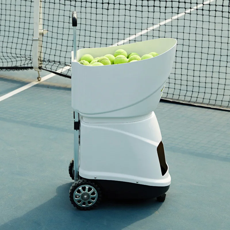 

Tennis serve machine TS-06 automatic serve trainer, practitioner, sparring partner with mobile phone remote control
