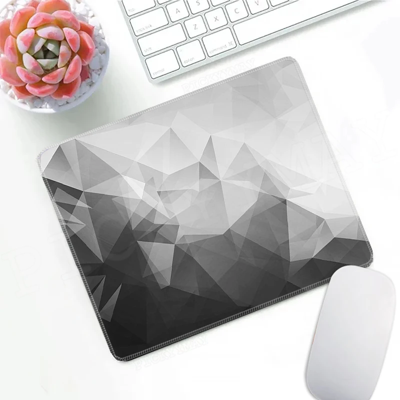 

Geometric Mouse Pad Small Gamer Mousepad Keyboard Mat Office Accessories Mousepads Rubber Desk Pad Locking Edge Table Rugs