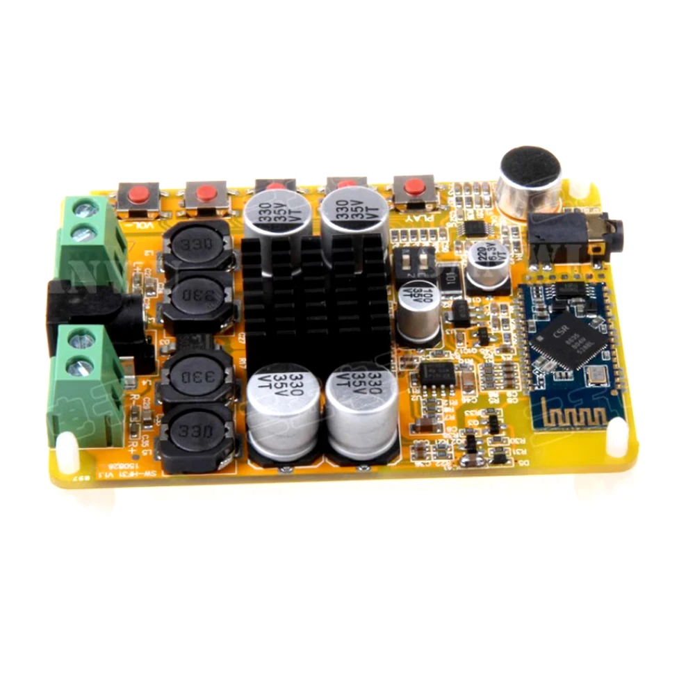 TDA7492 Bluetooth 4.0 Amplifier Board 2*50W Digital Amplifier Dual Channel CSR8635 Bluetooth