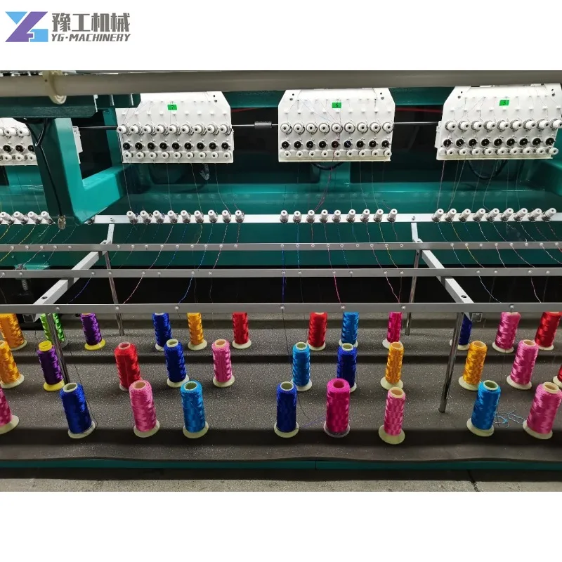 8 Heads Computerized Saree Embroidery Machine Widely Using 24 Heads Embroider Production Line Chenille Embroidery Machine