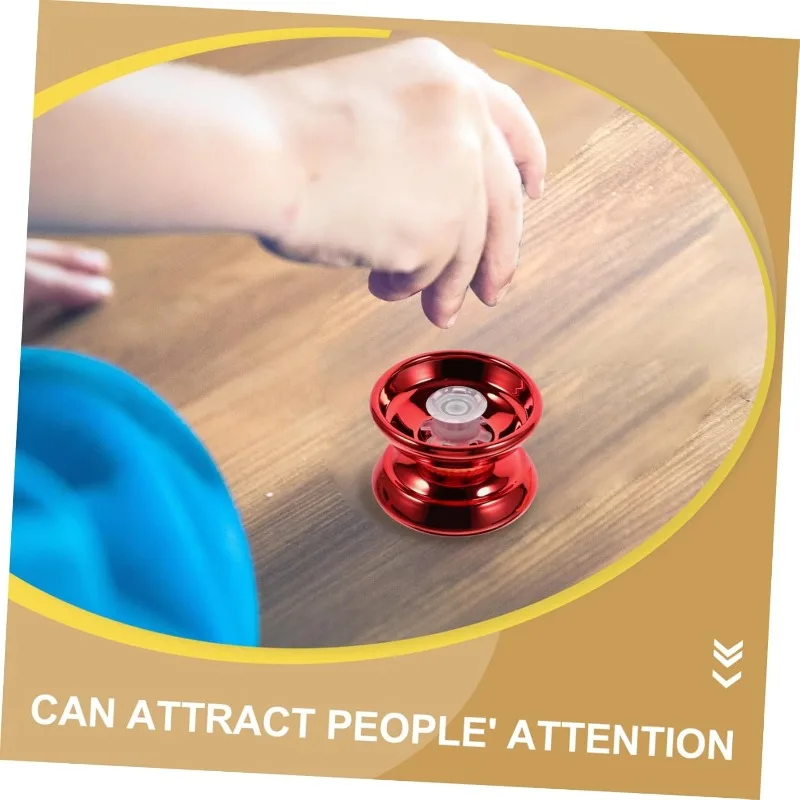 1 Set Professional Fingertip Plaything Yoyo Ball for Smooth Design for Beginners Present Ideas Lightweight Easy to Carry