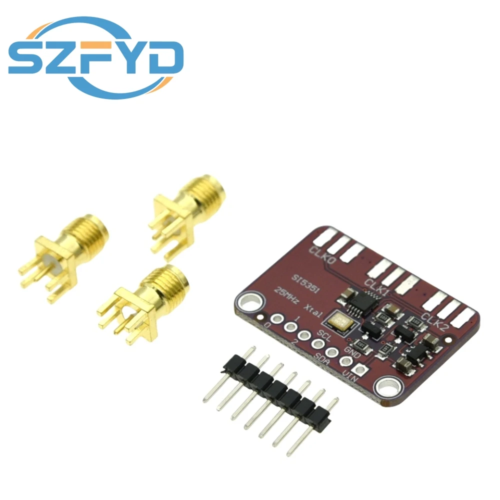 تيار مستمر 3 فولت-5 فولت Si5351A Si5351 I2C ساعة مولد لوحة القطع وحدة إشارة مولد ساعة 8 كيلو هرتز-160 ميجا هرتز