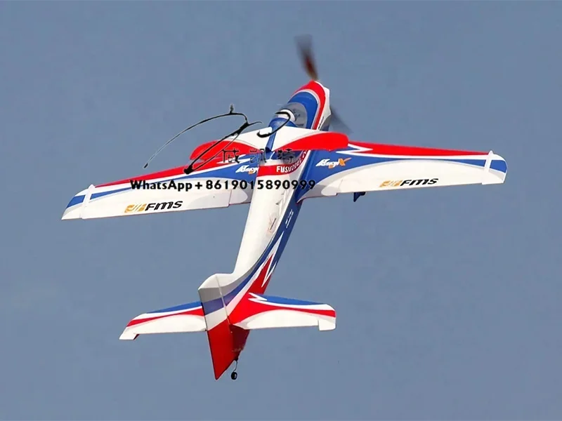 FMS Olympus F3A 1400mm Pronto para competição Aeronave acrobática RC Plane PNP com 55x espuma EPO
