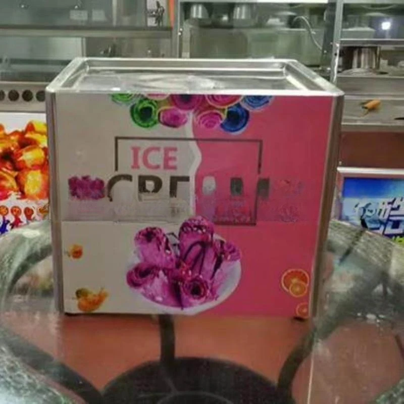Night market stall shopping mall commercial automatic fried yogurt machine