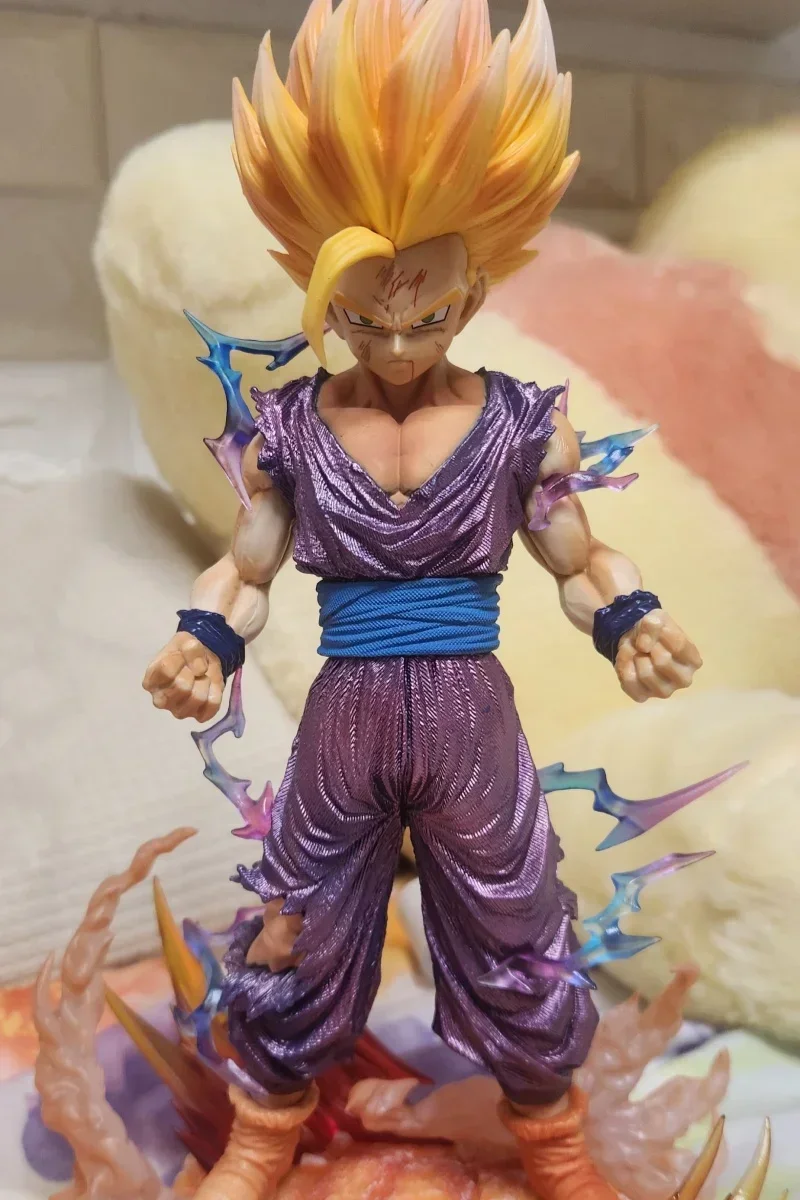 25cm Dragon Ball Z Gohan Action Figurine Model Super Saiyan 2 Cell Game Anime Figure Children Toys Decoartion Son Goku  Gift