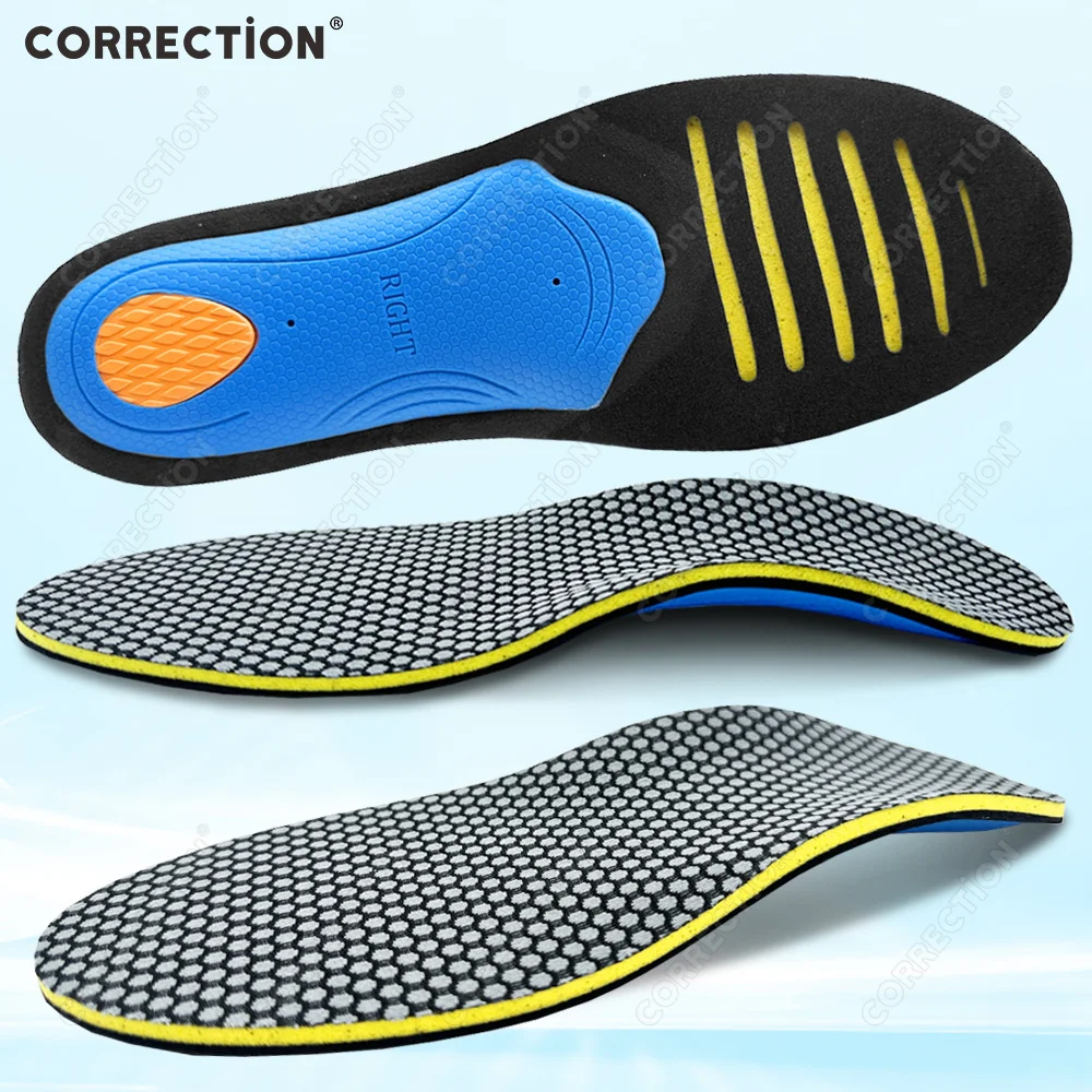 

Высококачественные ортопедические стельки из ЭВА для плоскостопия, 3D-поддержка свода стопы, ортопедические стельки для обуви для мужчин и женщин, вкладыши для обуви
