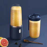 Double Cup Multifunction Usb Fruit Mixers Juicers Portable 400ml Mini Electric Juicer Blender Fruit Juicer Cup