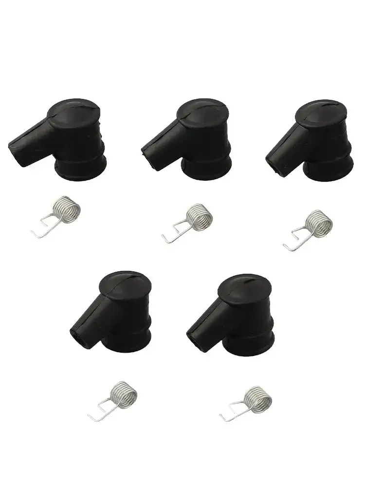 5 Set Tappo bobina di accensione a 2 tempi con set di molle per parti di ricambio per motosega 4500 5200 5800 Accessori per utensili elettrici da