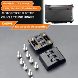 Aluminum alloy aluminum box can be inlaid with copper screws nylon hinges motorcycle electric vehicle trunk hinges