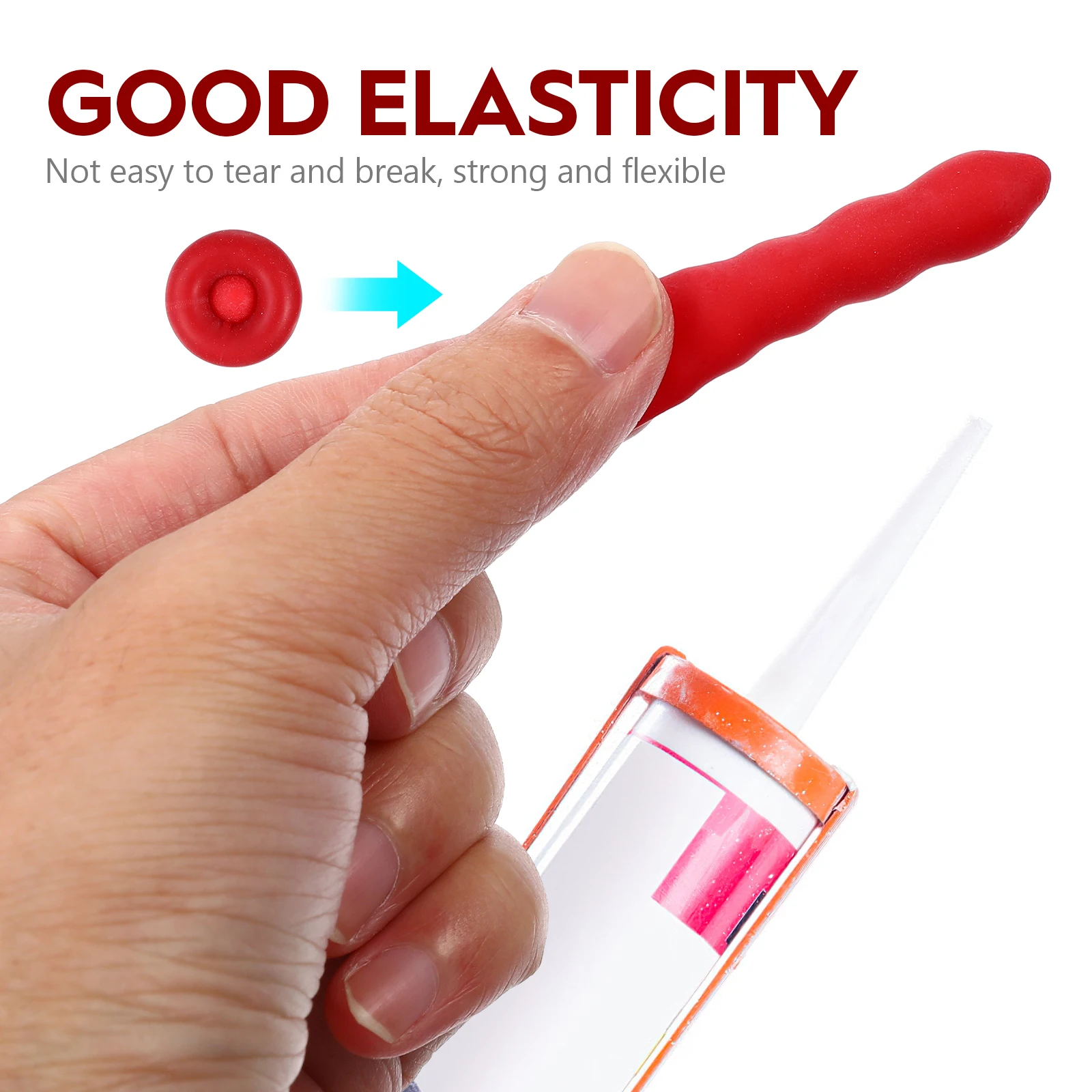 

20pcs Sealing Caps Sturdy Protective Covers For Caulk Tubes Glue Bottles Adhesive Anti-Leak Caps Reusable Durable Freshness