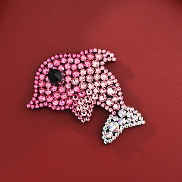 

Diamond cartoon dolphins BB home levels bang clip to lovely hair edge headdress hairpin clip to Austria