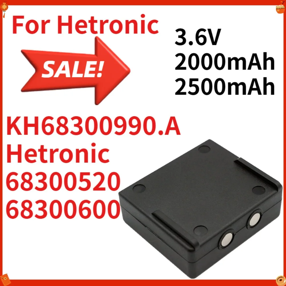 

Replacement Battery 3.6V 2500mAh for Hetronic 68300600/900/HE900 Abitron KH68300990.A Mini EX2-22 Ni-MH Remote Control