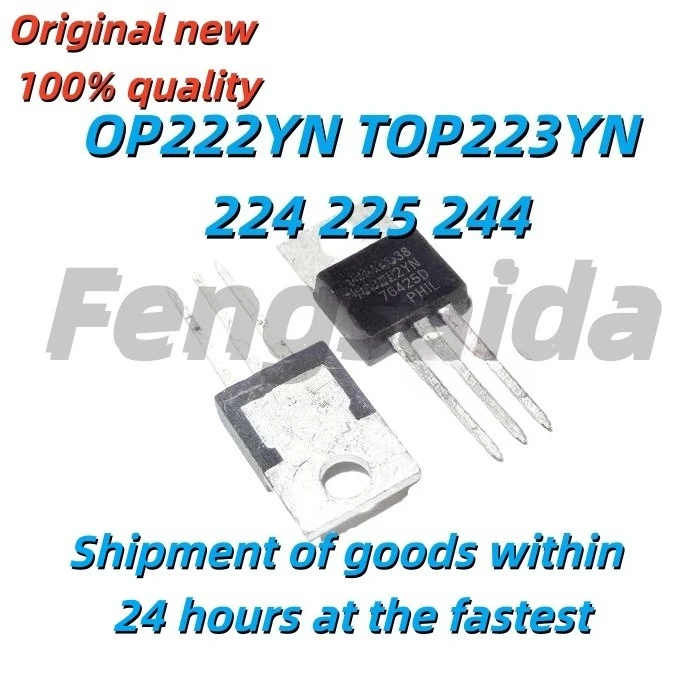 5PCS Brand new imported TOP222YN TOP223YN 224 225 244 switch power supply tube chip