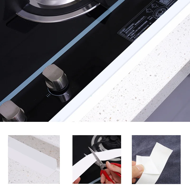1/2x Anti Mold Waterproof Tape For Kitchen Bathroom Sink Gaps Beautiful Seam Stickers Anti Oil Stain Strips Stickers 38mmx2m