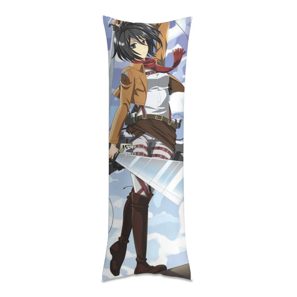 

Dakimakura Shingeki No Kyojin Long Pillow Cushion Case Dakimakura Cover Decorative Sleeping