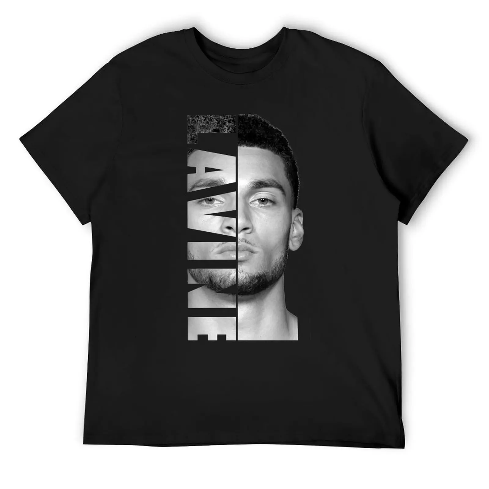 Зак Лавин - черная/белая футболка, роскошный дизайнерский таможенный дизайн, роскошная мужская мужская футболка