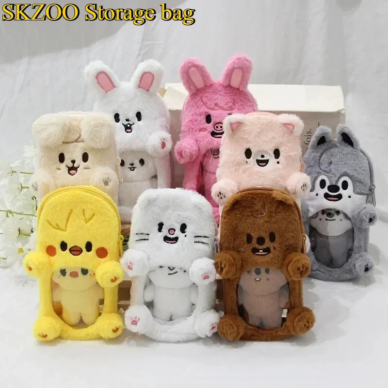 2025 Nuovo SKZOO Portachiavi bambola di peluche Carino creativo Zero Sacchetto di soldi Giocattolo Ciondolo Peluche Animale Ciondolo bambola Regalo di compleanno per bambini