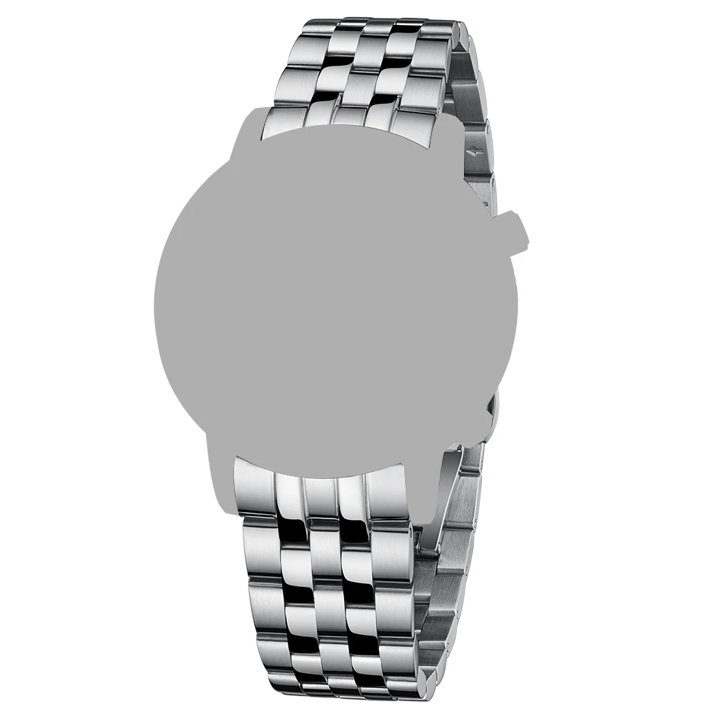 WM Watch Strap For 057M World Time Series Automatic Mechanical Welly Merck Watches Width 20MM