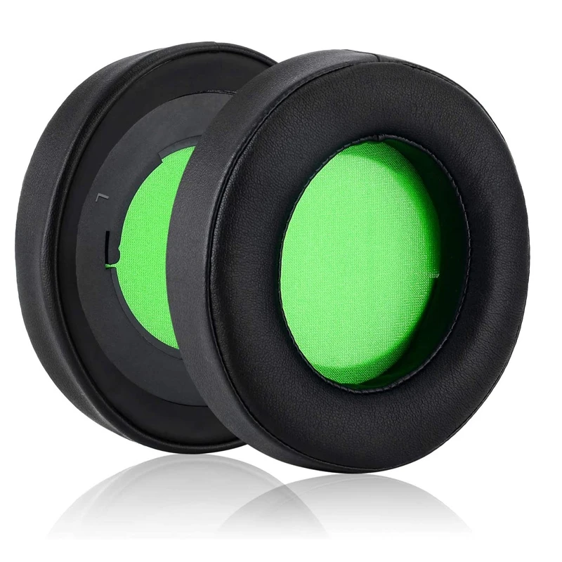 AT41รองหูโฟมจำรูปทดแทน4ชิ้นปลอกหมอนหูฟังรูปไข่สำหรับ Razer Kraken Pro V2