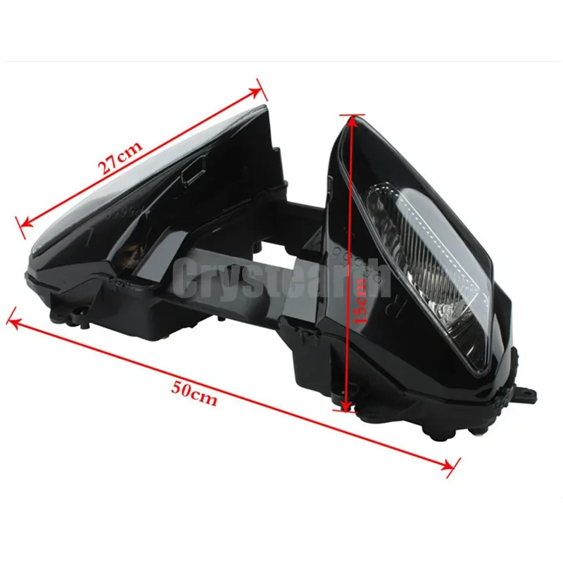 Motorcycle Accessories Headlight Head Light Lamp Headlamp Assembly Housing Kit For Yamaha YZF 600 R6 YZFR6 YZF-R6 2006-2007