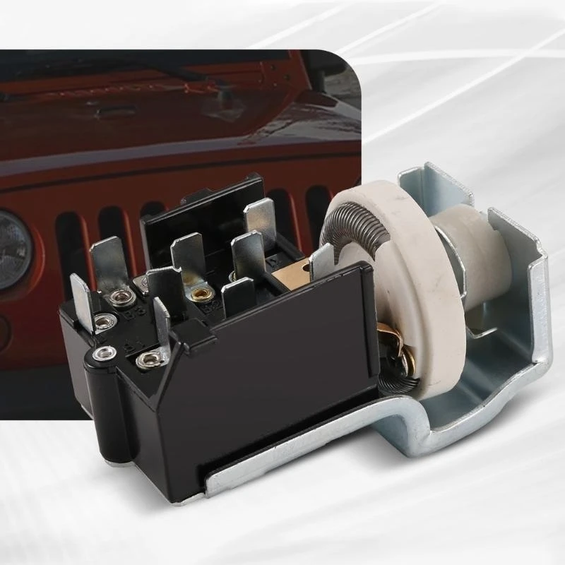 Headlight Control Switch Waterproof Light Control Switch Ensures Long Lasting Performances Designed for Automotives