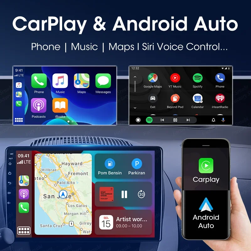 Android 12 2Din Car Radio For Hyundai Elantra Avante I35 2011 2012 2013 Multimedia Player GPS Carplay 9.7