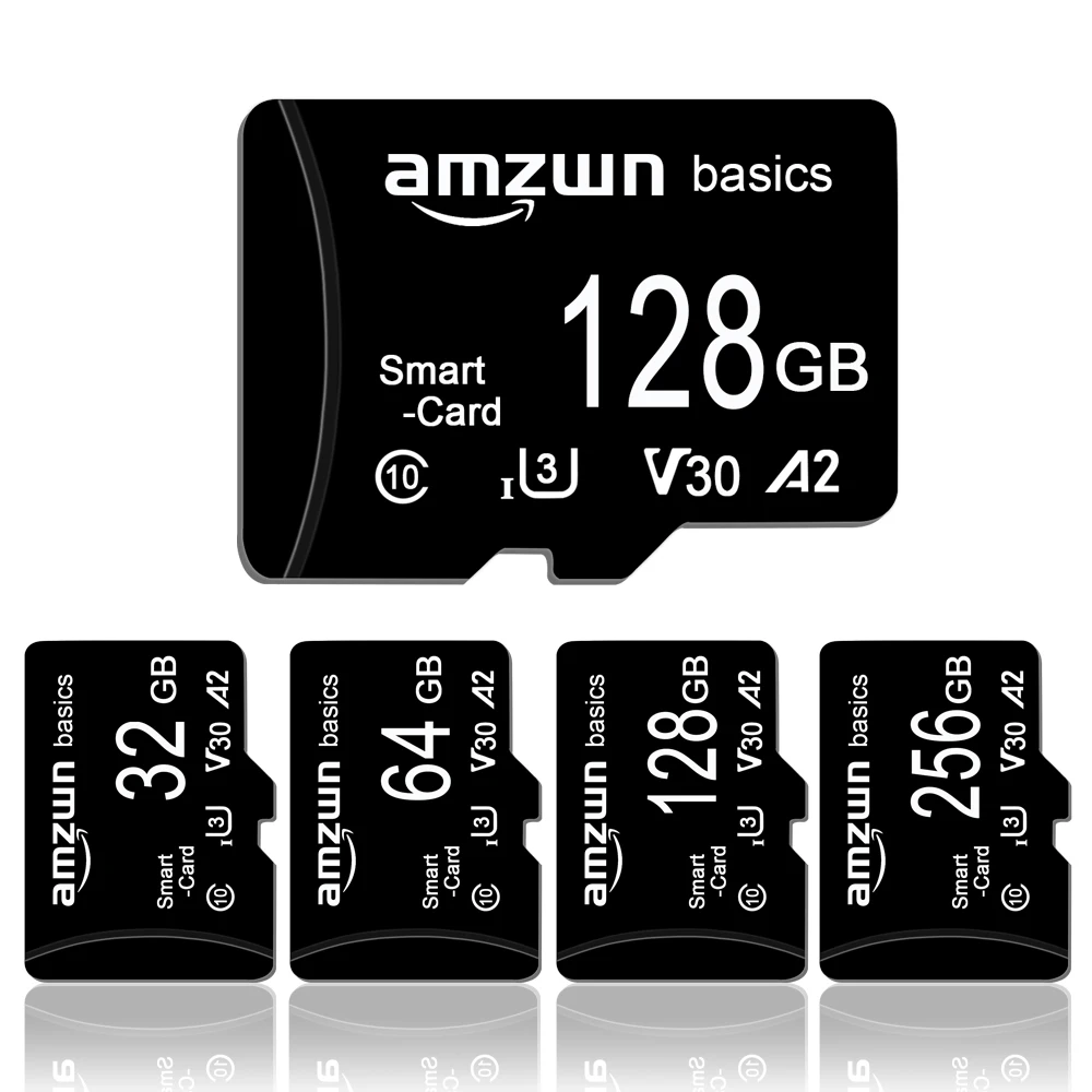 

Amzwn Карта памяти High Speed C10 SD Card 128GB 64GB 32GB 16GB 8GB 4GB 2GB U3 A2 Карта флэш-памяти Micro Tarjeta SD для телефона