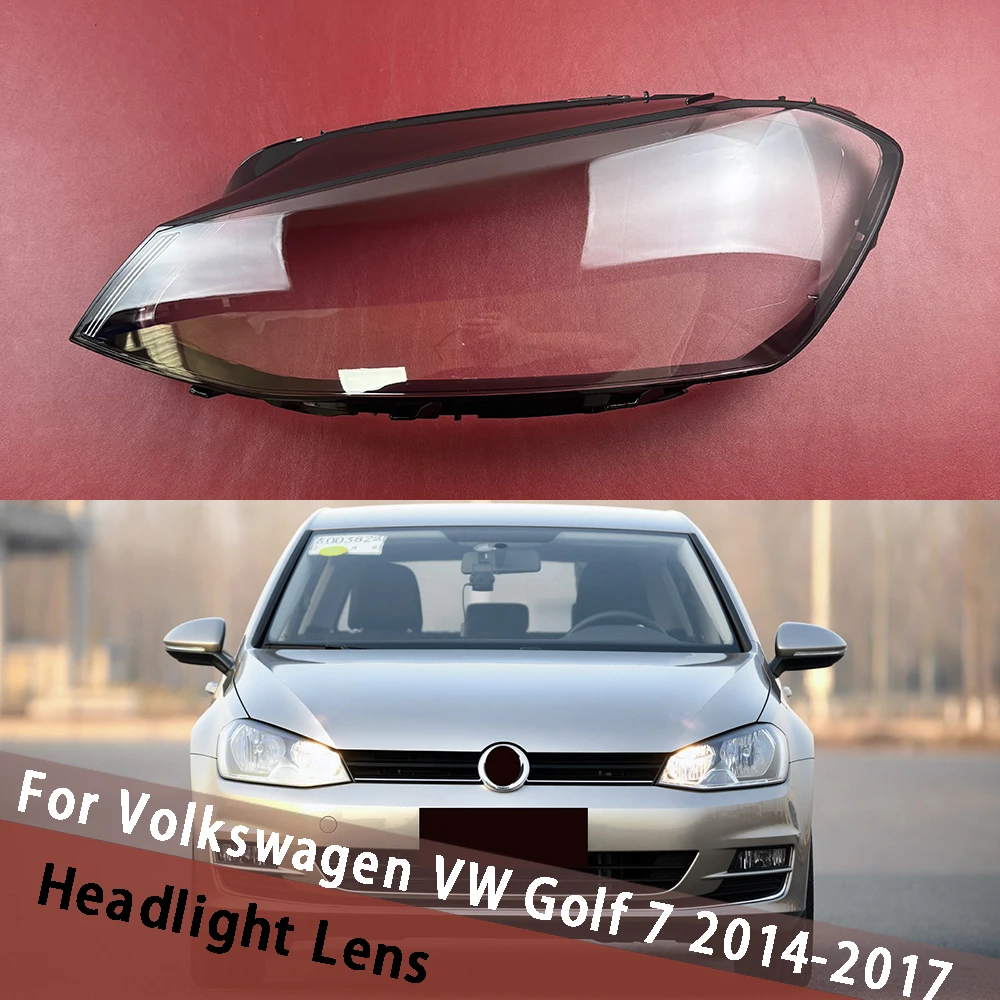 

Для Volkswagen VW Golf 7 2014 2015 2016 2017 (с линией) фара прозрачная крышка абажур корпус фары линза из плексигласа