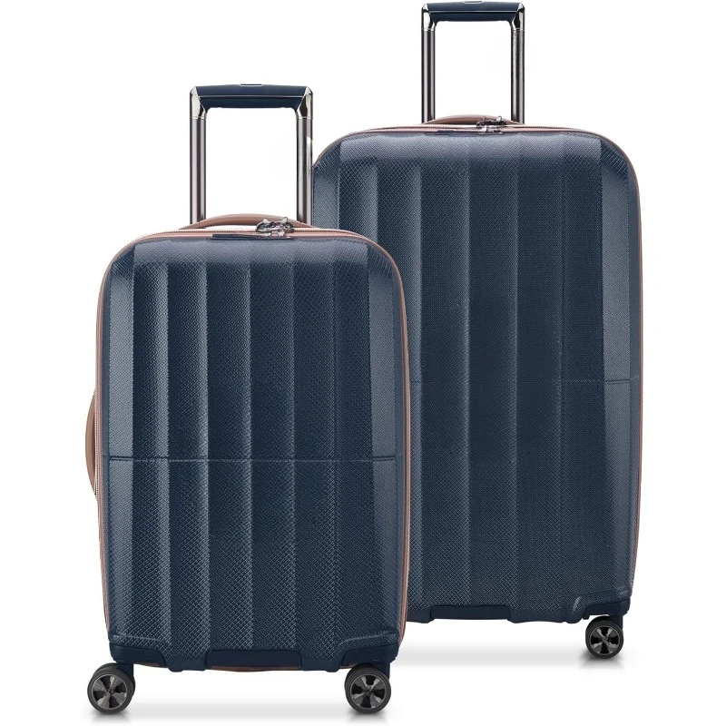 Hardside Expandable Luggage with Spinner Wheels, 2 Piece Set, Navy, 2 Piece Set (21/28)