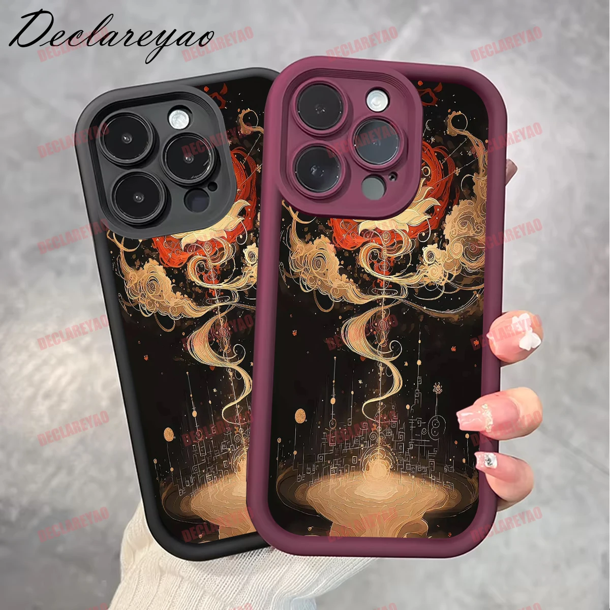 DECLAREYAO لينة ضوء سليم ماتي بولي يوريثان يغطي لسامسونج غالاكسي M31 Nxt M02 M20 Prime J7 2021 A56 M30S J8 حافظة مقاومة للصدمات