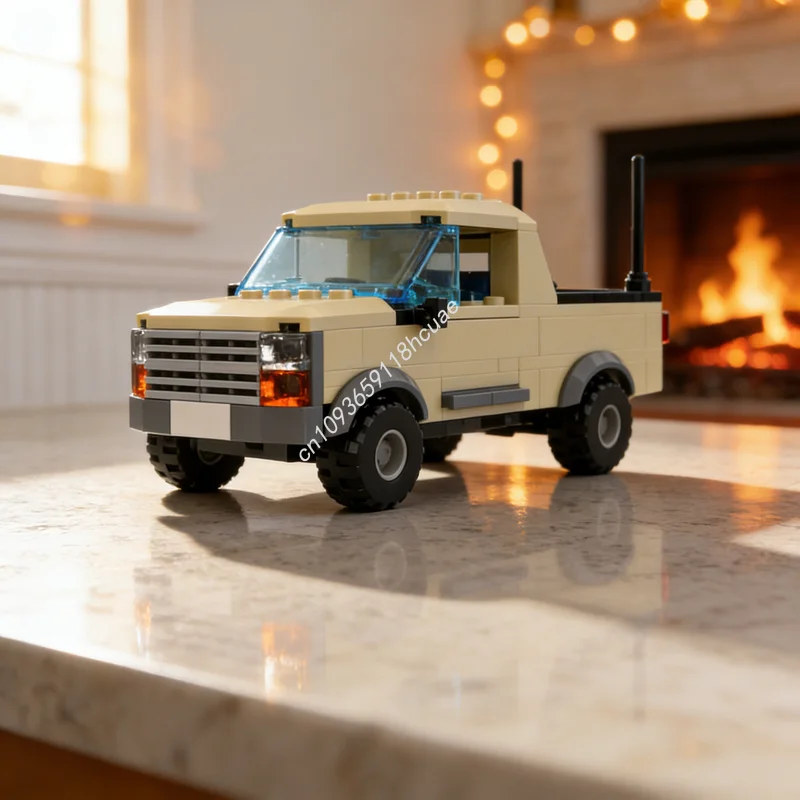 

114pcs MOC Military Truck City Police Model Building Blocks Construction Creative Christmas Gifts Education Idea Toys Brick Kids