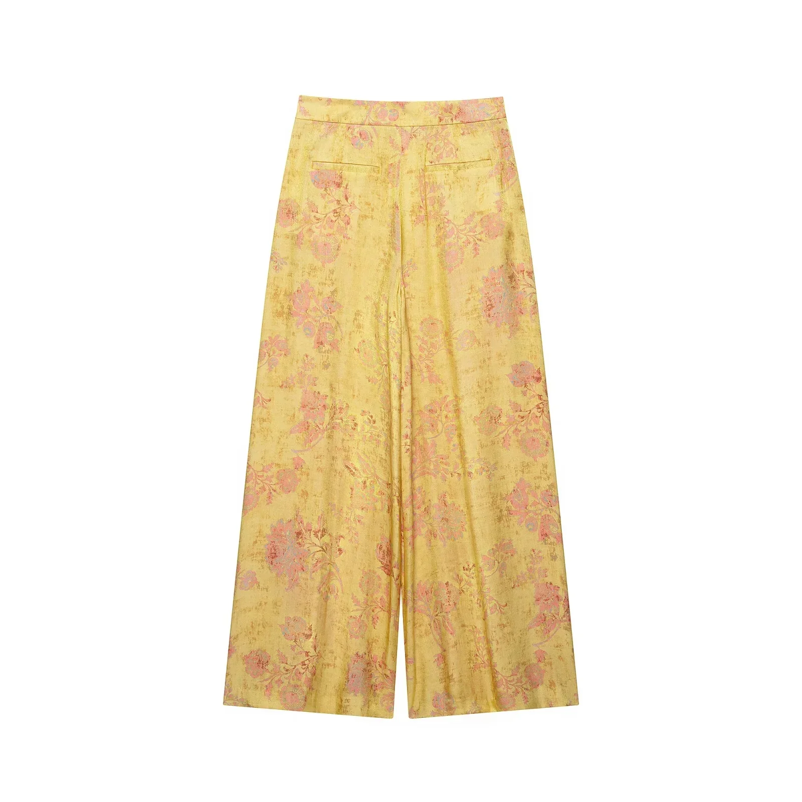 KONDALA Damen Eleganter Kimono-Stil Bedruckter Anzug 2026 Sommer Trendiger Urlaubs-Vintage-Chic Hosenanzug mit Seilknöpfen, Hemd, Lange Hose – Detail 13