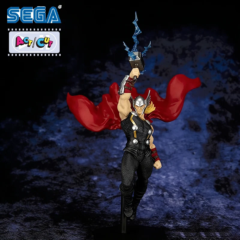 

SEGA PM ACT/CUT Marvel Бог грома Тор Одинсон, ПВХ, 21 см, коллекционная фигурка, модель, игрушка