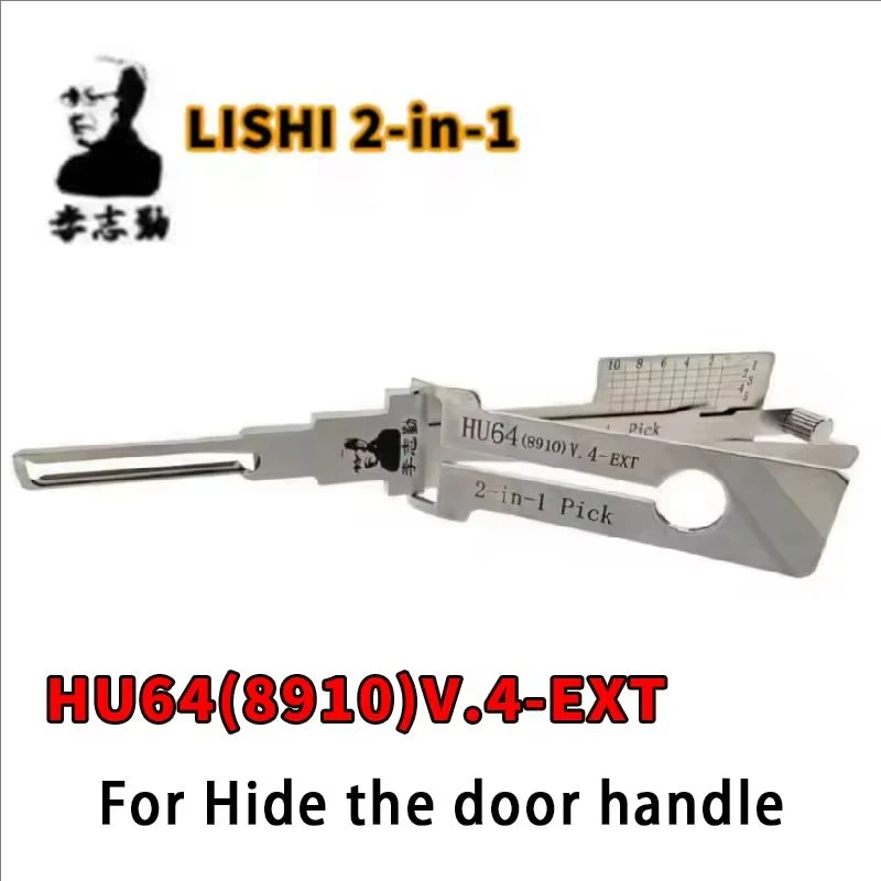 2026 NEW 2 IN 1 LISHI LOCKSMITH TOOL HU64(8910) V.4 EXT SIP22 DR/BT HU100(10) IGN DR/BT TOY2 TRACK V.2 LOCKSMITH TOOL