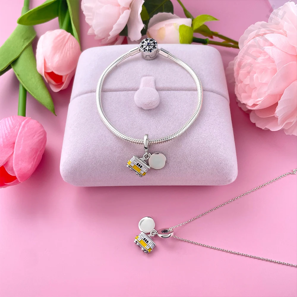 Sterling Silver 925 Gold Glow in The Dark Firefly Pendant Fit Bracelet Women DIY Pendant for Jewelry Making Gifts