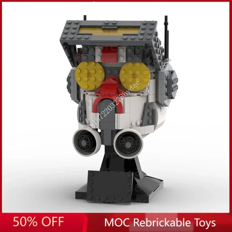 

553PCS Star Plan MOC Tech Helmet MOC SpaceShip Battle Model Custom Puzzle Architecture Education Assembly Model Birthday Toy