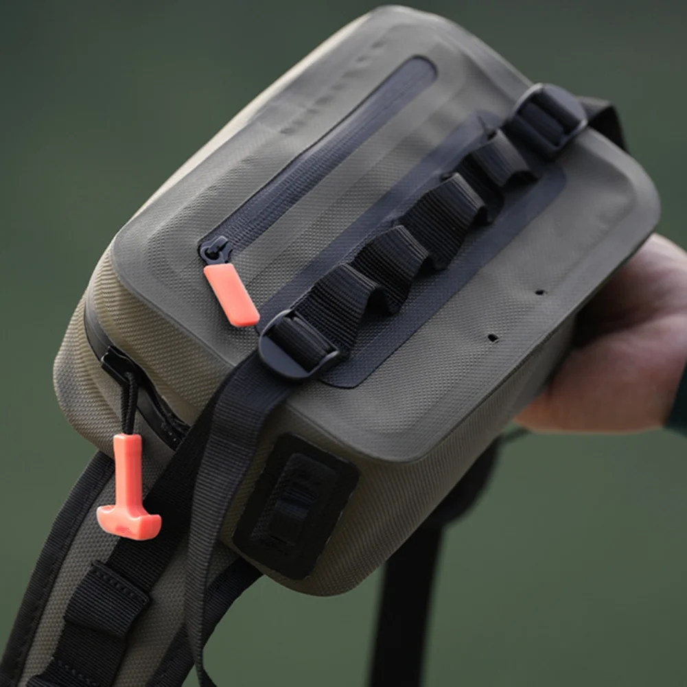 

Новые сумки для рыбалки на приманку, большая вместительная сумка через плечо для рыбалки, нагрудная сумка с регулируемым ремешком для удочки, водонепроницаемые многофункциональные сумки для приманок IPX6