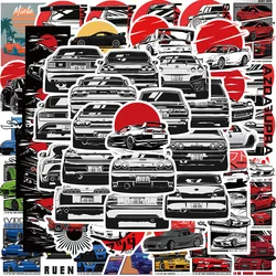 10/30/50pcs Japan JDM Retrofit Racing Car Stickers Cool Sport Graffiti Sticker for Motorcycle Car Snowboard Waterproof Decal Toy