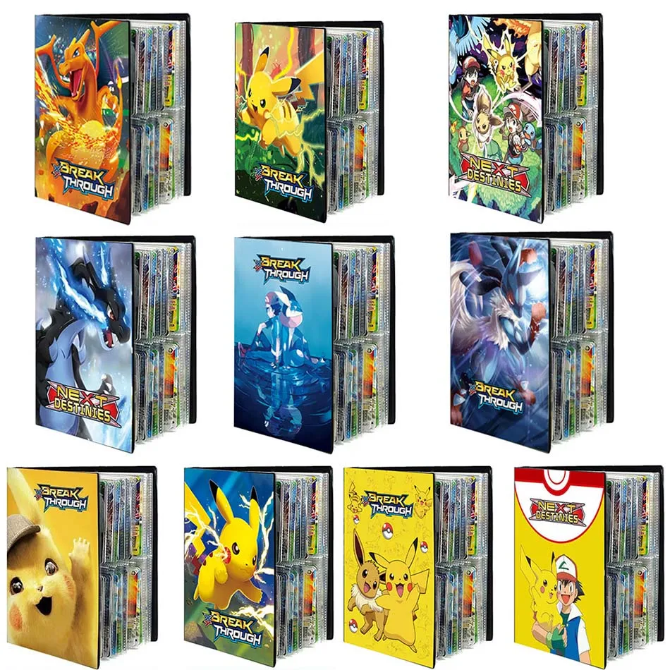 Nouvel Album de Cartes Pokémon 2027 – Livre de Collection Créatif pour 240 Cartes – Nouveau Modèle de Classeur Porte-Cartes