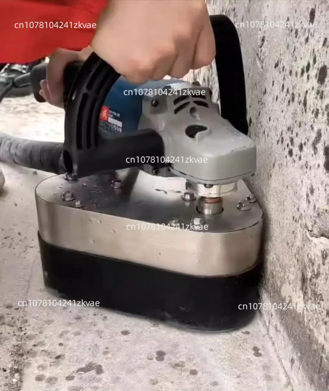 Handheld Three Head Dust-free Grinding Machine, Floor Grinding Machine, Concrete Floor Renovation Putty, No Dead Corners