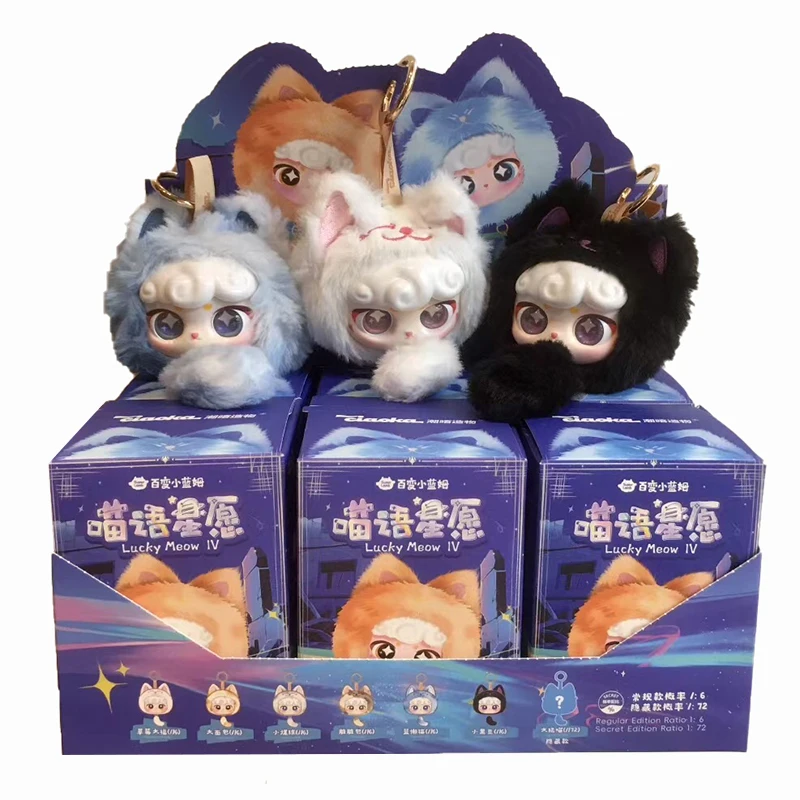 

Ciaoka Lucky Meow Head Trend Плюшевый сюрприз Слепая коробка Сумка Подвески Украшения Декоративные куклы Ручная работа Прекрасный приятный сюрприз